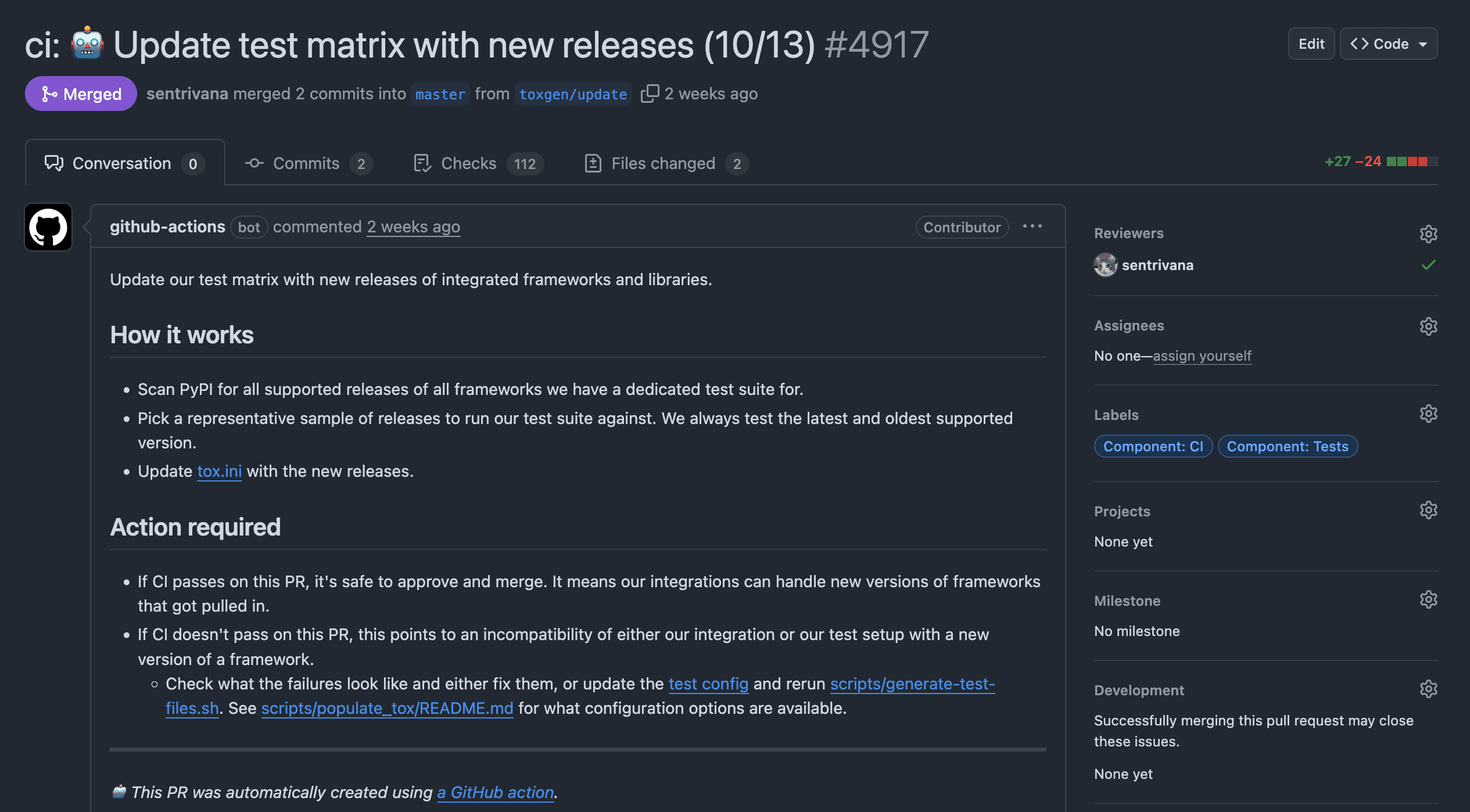 Automated PR submitted by the GitHub Action.